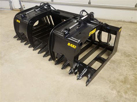 heavy duty skid steer grapple